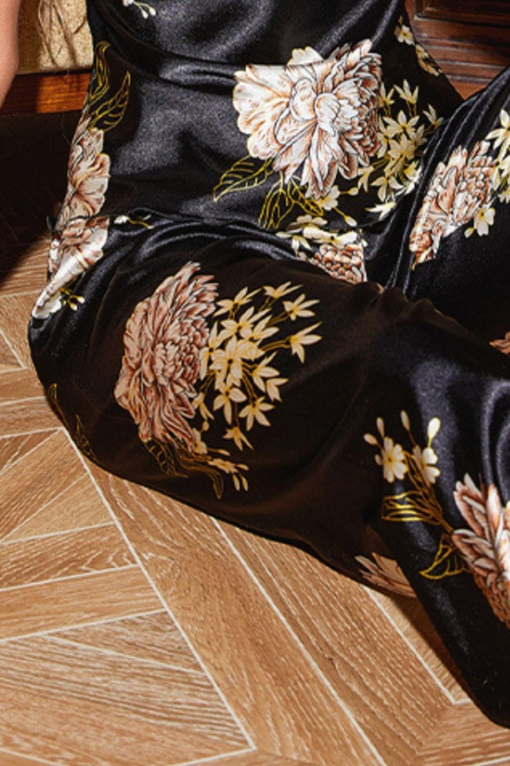 Plunge Cami and Pants Lounge Set Trendsi