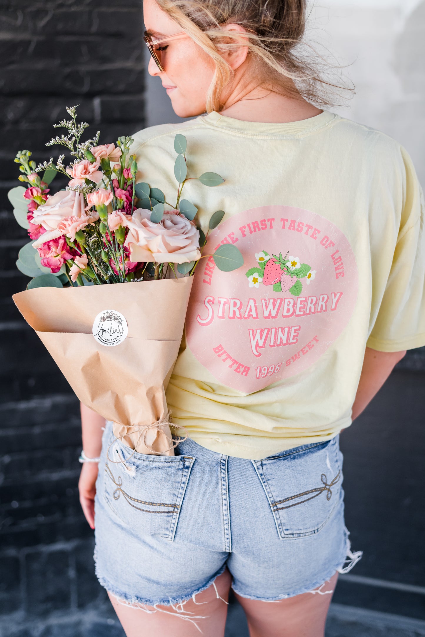 Strawberry Wine Tee OhhSoSocial