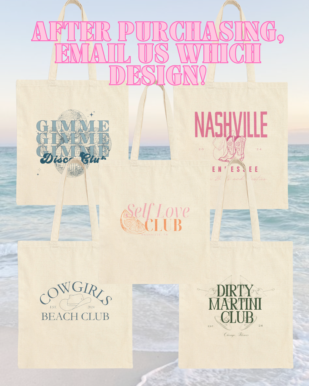 Canvas Bachelorette Tote OhhSoSocial
