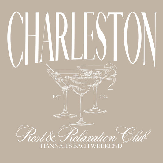 Rest & Relaxation Club Bachelorette OhhSoSocial